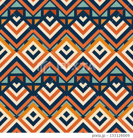 seamless tribal ethnic pattern. geometric vector pattern 133126009