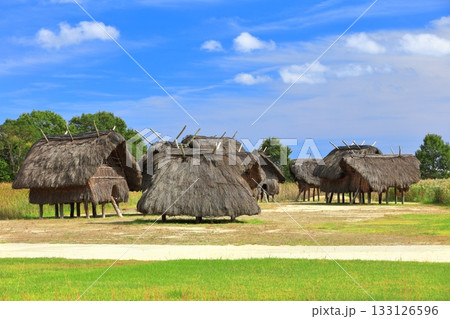 【大分県】晴天の弥生のムラ安国寺集落遺跡公園 133126596