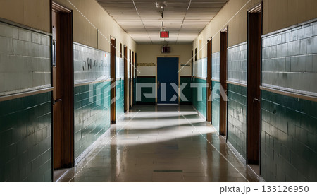 corridor in an office 133126950