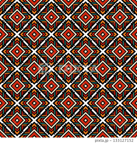 seamless tribal ethnic pattern. geometric vector pattern seamless tribal ethnic pattern. geometric vector pattern 133127152