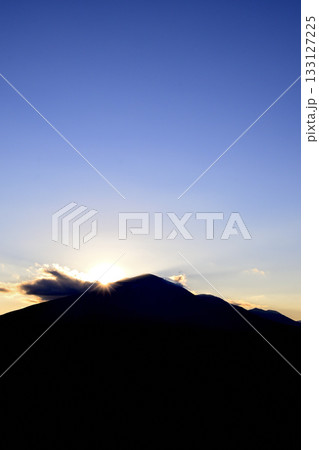 二度上峠より浅間山の夕日 二度上峠より浅間山の夕日 133127225
