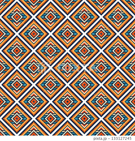 seamless tribal ethnic pattern. geometric vector pattern 133127245