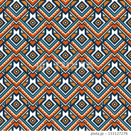 seamless tribal ethnic pattern. geometric vector pattern seamless tribal ethnic pattern. geometric vector pattern 133127276