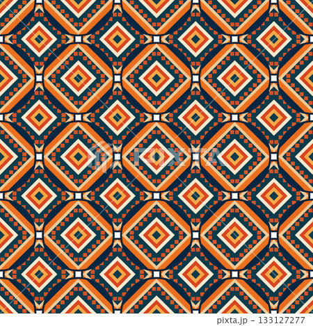 seamless tribal ethnic pattern. geometric vector pattern 133127277