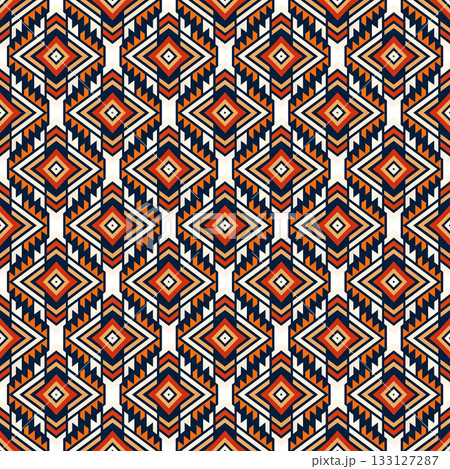 seamless tribal ethnic pattern. geometric vector pattern seamless tribal ethnic pattern. geometric vector pattern 133127287