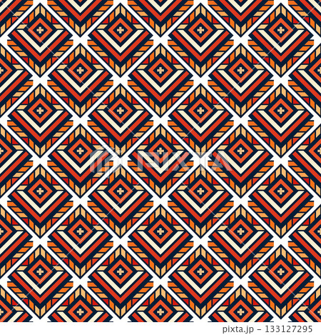 seamless tribal ethnic pattern. geometric vector pattern 133127295