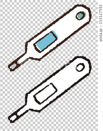 手繪溫度計 133127592
