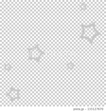 一幅簡單可愛的灰色閃光星星插圖 133127670