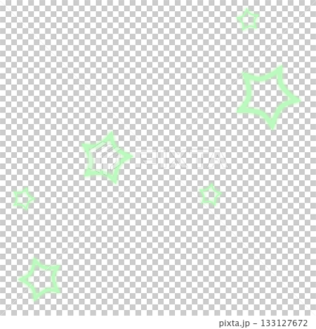 A simple and cute light green sparkling star illustration A simple and cute light green sparkling star illustration 133127672