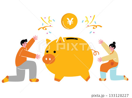 お金を稼ぐ夫婦 133128227