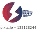 National Lightning Safety Awareness Week. Holiday concept. Template for background, banner, card 133128244