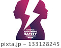 National Lightning Safety Awareness Week. Holiday concept. Template for background, banner, card 133128245
