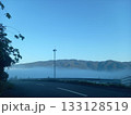 田舎の雲海、冬の景色 133128519