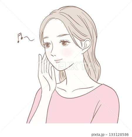 機嫌がいい女性 機嫌がいい女性 133128586