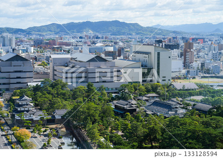 水城のひとつ、高松城址（玉藻公園） 133128594