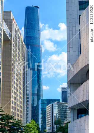 中国にある大都市広州のとても美しい街並み風景 133129520