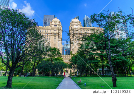 中国にある大都市広州のとても美しい街並み風景 133129528