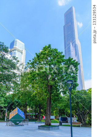 中国にある大都市広州のとても美しい街並み風景 133129534