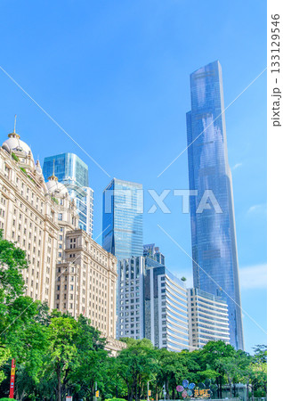 中国にある大都市広州のとても美しい街並み風景 133129546