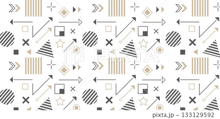 Abstract background of geometric shapes. Squares and lines. Technological art. Vector illustration . Abstract background of geometric shapes. Squares and lines. Technological art. Vector illustration . 133129592