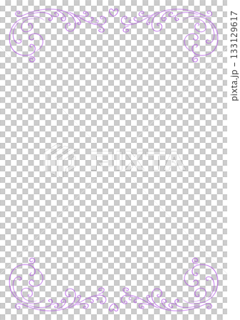 Vintage style simple heart frame, hand-drawn Vintage style simple heart frame, hand-drawn 133129617