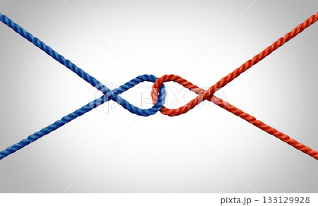 Two Ropes Pulling 133129928