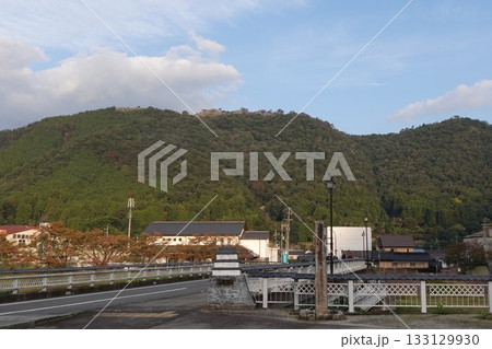 兵庫県竹田地区から望む　竹田城址 7時　11.2025 133129930