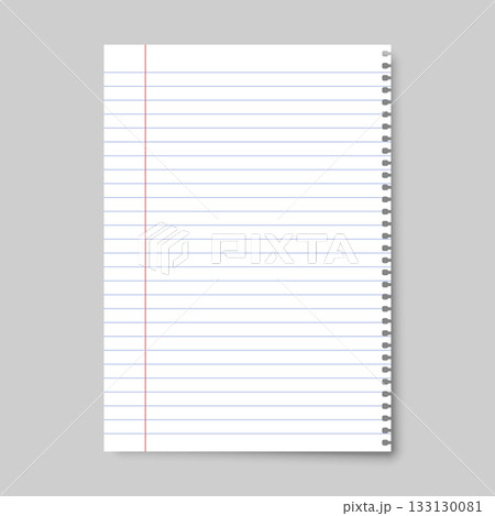 Realistic blank empty lined notebooks mockup icon in flat style. Paper line notebook vector illustration on isolated background. Booklet sign business concept. Realistic blank empty lined notebooks mockup icon in flat style. Paper line notebook vector illustration on isolated background. Booklet sign business concept. 133130081