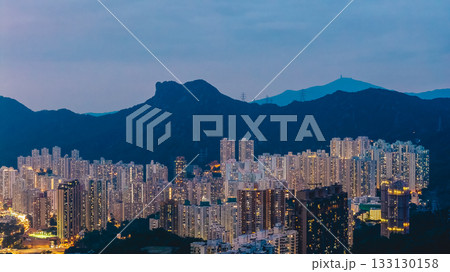 Lion Rock Overlooking Kowloon and Hong Kong Island Nov 1 2025 133130158