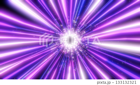 Radiant purple and pink light burst expanding from a luminous core, creating a glowing cosmic explosion, isolated on white background Radiant purple and pink light burst expanding from a luminous core, creating a glowing cosmic explosion, isolated on white background 133132321