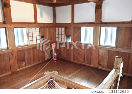 白河小峰城の三重櫓(3階)【福島県白河市】 白河小峰城の三重櫓(3階)【福島県白河市】 133132620