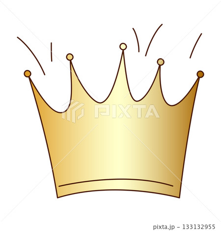 doodle golden crown doodle golden crown 133132955