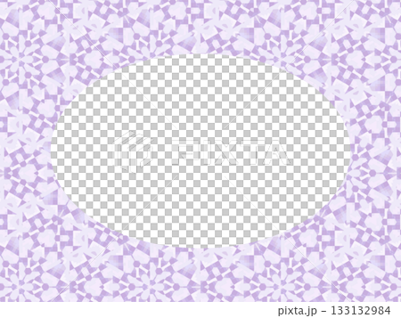 紫色幾何橢圓形相框 15 133132984