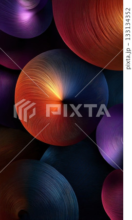 Vibrant Abstract Swirls in Rich Colors for Modern Design Vibrant Abstract Swirls in Rich Colors for Modern Design 133134352