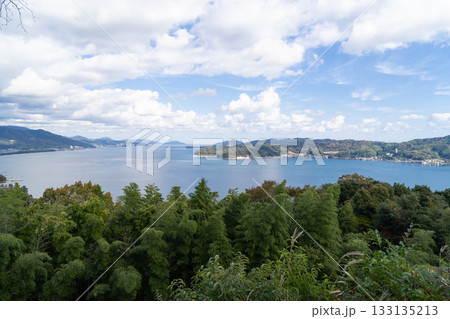 滝上山の山頂から見た景色（丹後天橋立大江山国定公） 133135213