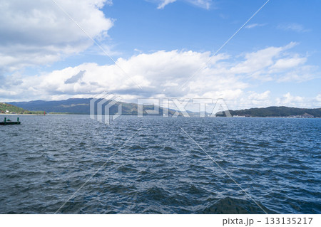 島崎公園から見た天橋立(京都府宮津市) 島崎公園から見た天橋立(京都府宮津市) 133135217