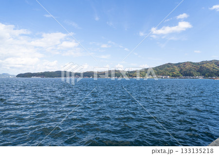 島崎公園から見た宮津湾（京都府宮津市） 133135218