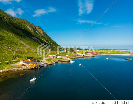 Seascape on Lofoten islands Norway 133135351