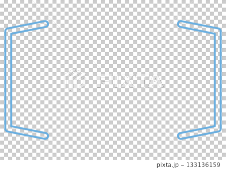 Technology data border light blue modern bracket frame 133136159