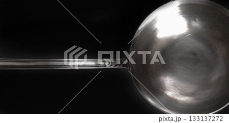 Kitchen ladle made of nickel silver. 133137272