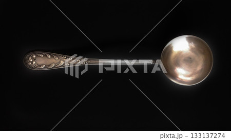 Kitchen ladle made of nickel silver. Kitchen ladle made of nickel silver. 133137274