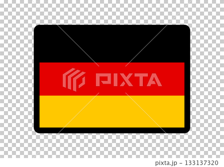 簡單的德國國旗圖標 133137320