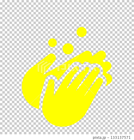 洗手圖示(黃色)代表感染預防和衛生管理 洗手圖示(黃色)代表感染預防和衛生管理 133137571
