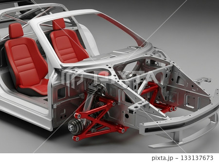 【AI生成】マイクロカーコンセプト - スマートモビリティ 133137673