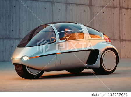 【AI生成】マイクロカーコンセプト - スマートモビリティ 133137681