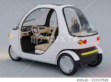 【AI生成】マイクロカーコンセプト - スマートモビリティ 133137688