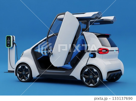 【AI生成】マイクロカーコンセプト - スマートモビリティ 133137690