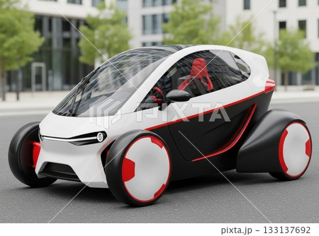 【AI生成】マイクロカーコンセプト - スマートモビリティ 133137692