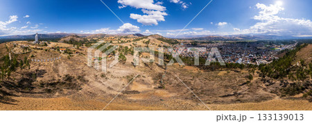 Aerial view of the Immaculate Virgin of the Conception in Huancayo. 133139013
