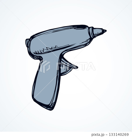 Screwdriver. Vector drawing 133140269